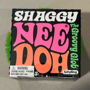 Nee Doh Shaggy Ball Groovy Glob - Green NWT